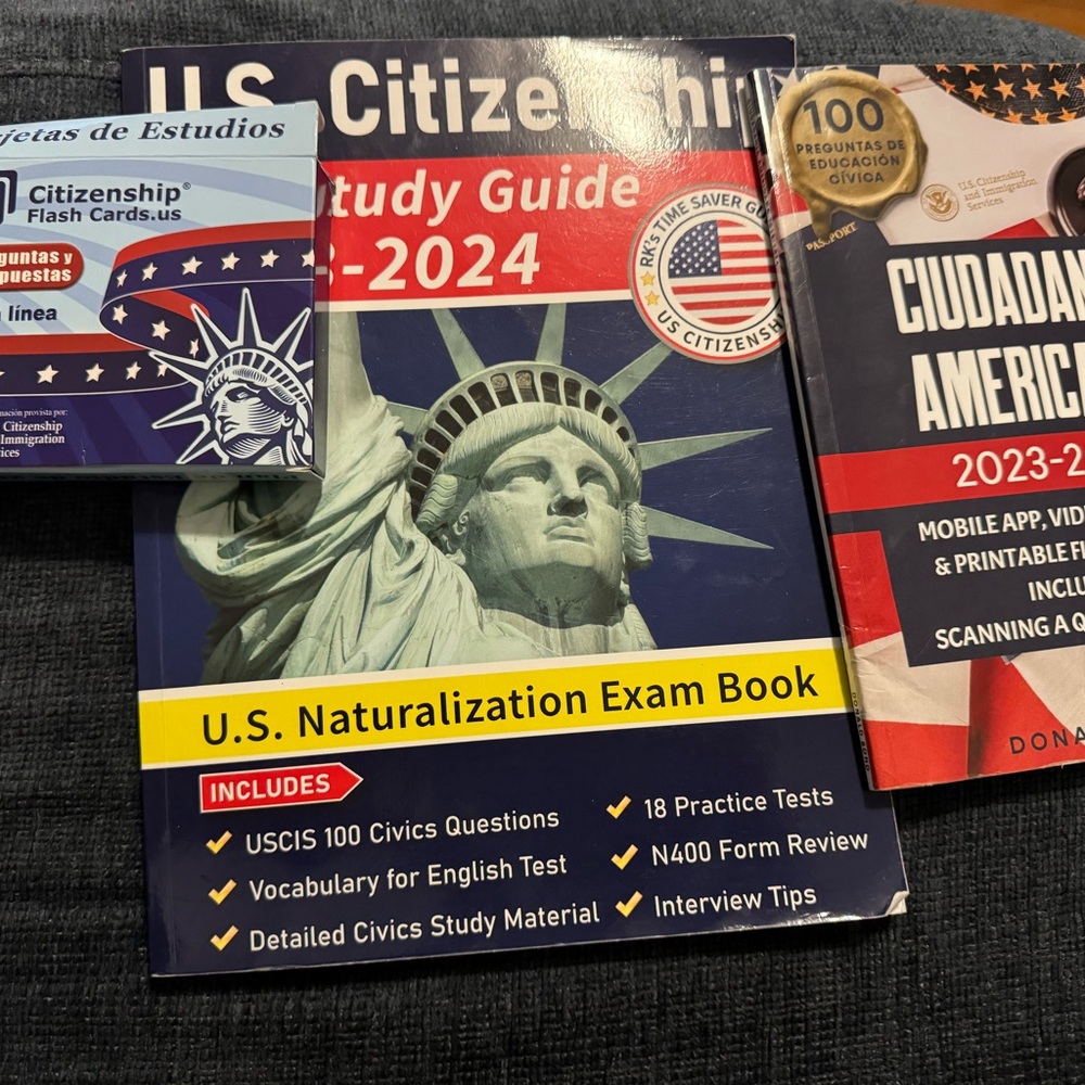 Material de estudio para el examen de ciudadanía americana